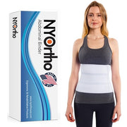 NYOrtho Abdominal Binder Lower Waist Support Belt - Compression Wrap for Men and Women MADE IN USA
