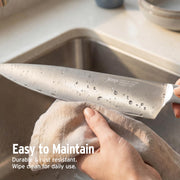 Ninja StaySharp 13-Piece Knife Block Set, Stone Gold NK32013EUUKSD1 | Rust-Resistant German Stainless Steel, Includes Kitchen and Herb Scissors and Removable Knife Sharpener.