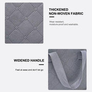 3-Pack Heavy-Duty Storage Bags with Zipper | Waterproof Moving & Travel Storage Organizers | Foldable Reinforced Handles for Clothes, Bedding,Blankets | Space-Saving,Vertical Style,Grey