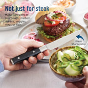 Ninja StaySharp 13-Piece Knife Block Set, Stone Gold NK32013EUUKSD1 | Rust-Resistant German Stainless Steel, Includes Kitchen and Herb Scissors and Removable Knife Sharpener.