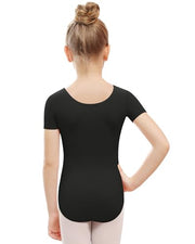 Stelle Ballet Leotards for Girls Short Sleeve Gymnastics Dance Outfit 2-16Y | Scoop neckline, Stretch fabric, Comfortable fit, Skin-friendly, Gymnastics & Ballet, Toddler dancewear, Kids bodysuit