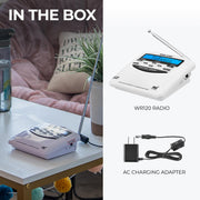 Midland - WR120B - NOAA Emergency Weather Alert Radio | Localized Programming, Trilingual Display, 60+ Emergency Alerts, Alarm, Selectable Alert Tone