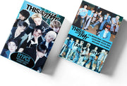 127PCS BLUE THIS&THAT Photocard 55PCS Photocard with 72PCS Stickers RUN IT Lomo Merch fo Boys and Girls