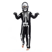 Sincere Party Kids Skeleton Costume Glow in the Dark Skeletons Halloween Skeleton Costumes for Boys and Girls