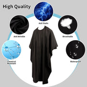 YELEGAI Professional Hair Cutting Cape(2 Pack), Salon Barber Cape with Adjustable Snap Closure