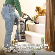 Shark Detect Corded Upright Vacuum Cleaner, LA450UKTBK | Ultra-Powerful Pet Hair Pick-Up with Anti Hair Wrap Plus, DuoClean Detect & Direction Detect, Anti-Allergen Complete Seal