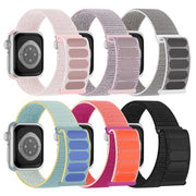 6 Pack Sport Nylon Loop Band Compatible with Apple Watch Band for Women Men | 38mm 40mm 41mm 42mm 44mm 45mm 46mm 49mm Adjustable Breathable Braided Straps for iWatch Series 12/11/10/9/8/7/6/5/4/SE/Ultra