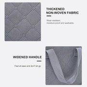 3-Pack Heavy-Duty Storage Bags with Zipper | Waterproof Moving & Travel Storage Organizers | Foldable Reinforced Handles for Clothes, Bedding,Blankets | Space-Saving,Vertical Style,Grey