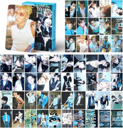 127PCS BLUE THIS&THAT Photocard 55PCS Photocard with 72PCS Stickers RUN IT Lomo Merch fo Boys and Girls