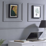 A3 Frame Wooden Photo Frame Picture Frames 11.7x16.5 Inch (29.7x42 cm) with Plexiglass for Wall Mount, Acrylic (Non-Glass) A3 Black Poster Frame with Mount for A3/A4 Print Certificate