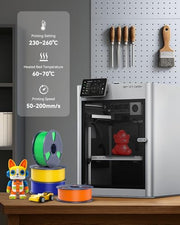 SUNLU PETG Filament 1.75mm Black PETG, High Toughness 3D Printer Filament | Low Stringing & Strong Layer Adhesion 1KG Spool (2.2lbs), Dimensional Accuracy +/-0.02mm, Black 1000g