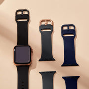 Sport Band Compatible with Apple Watch Bands Women Men | 49mm 46mm 45mm 44mm 42mm 41mm 40mm 38mm Soft Silicone Replacement Strap with Classic Clasp for iWatch Ultra 4/Series 12-1/SE