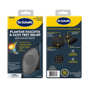Dr. Scholl's Plantar Fasciitis & Achy Feet Relief Arch Support Sleeve | Unisex cushioned arch supports for plantar fasciitis relief and foot support with foam pad insert, for all-day wear, 1 Pair