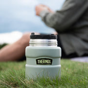 Thermos Stainless King Duck Egg Food Flask (470ml) 9h Hot | 14h Cold | Thermal vacuum insulated stainless steel metal hot food container with lid for soup, meal prep, work packed lunch, camping