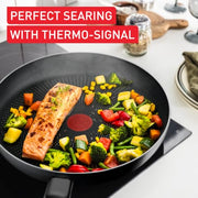 Tefal Titanium Essential Non-Stick Frying Pan 30 cm, Everyday Use | Aluminium, Metal Spatula Safe, non-induction, Long-Lasting Coating, Easy Cleaning, B9410744