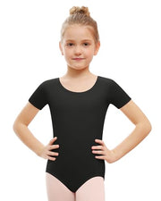 Stelle Ballet Leotards for Girls Short Sleeve Gymnastics Dance Outfit 2-16Y | Scoop neckline, Stretch fabric, Comfortable fit, Skin-friendly, Gymnastics & Ballet, Toddler dancewear, Kids bodysuit