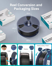SUNLU PETG Filament 1.75mm Black PETG, High Toughness 3D Printer Filament | Low Stringing & Strong Layer Adhesion 1KG Spool (2.2lbs), Dimensional Accuracy +/-0.02mm, Black 1000g