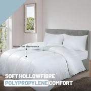 SleepyNights 13.5 Tog Double Duvet Quilt – Winter Warm Extra Cosy Bedding – Anti Allergy Hollowfibre Duvet, Soft & Breathable – Made in UK & Non-Allergenic (200 x 200cm)