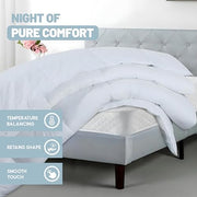 SleepyNights 13.5 Tog Double Duvet Quilt – Winter Warm Extra Cosy Bedding – Anti Allergy Hollowfibre Duvet, Soft & Breathable – Made in UK & Non-Allergenic (200 x 200cm)