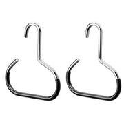 2 Pack Hat Organizer for Baseball Caps, Stainless Steel Holder for Scarves & Handbags, Space Saving Closet Hangers