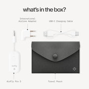 Twelve South AirFly Pro 2 Deluxe, Wireless Bluetooth Adapter, White | Pair 2 AirPods or Wireless Headphones – 3.5mm AUX Bluetooth Transmitter/Receiver for Cars, Boats, Treadmills, TVs , Airplane
