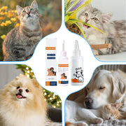 ✨ Pet Ear Cleaner - Gentle Formula with Soothing Aloe for Dogs & Cats, Prevents Infections & Odor 🌿👂
