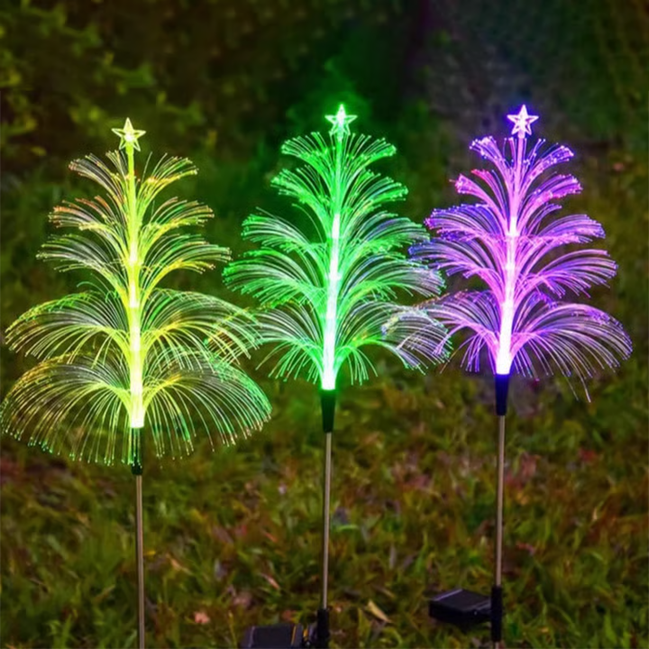 Seven Colors Gradient Solar Christmas Tree Lights