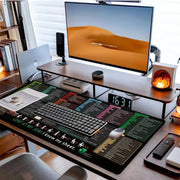 Stain-Resistant Anti-Slip Shortcut Desk Pad for Office